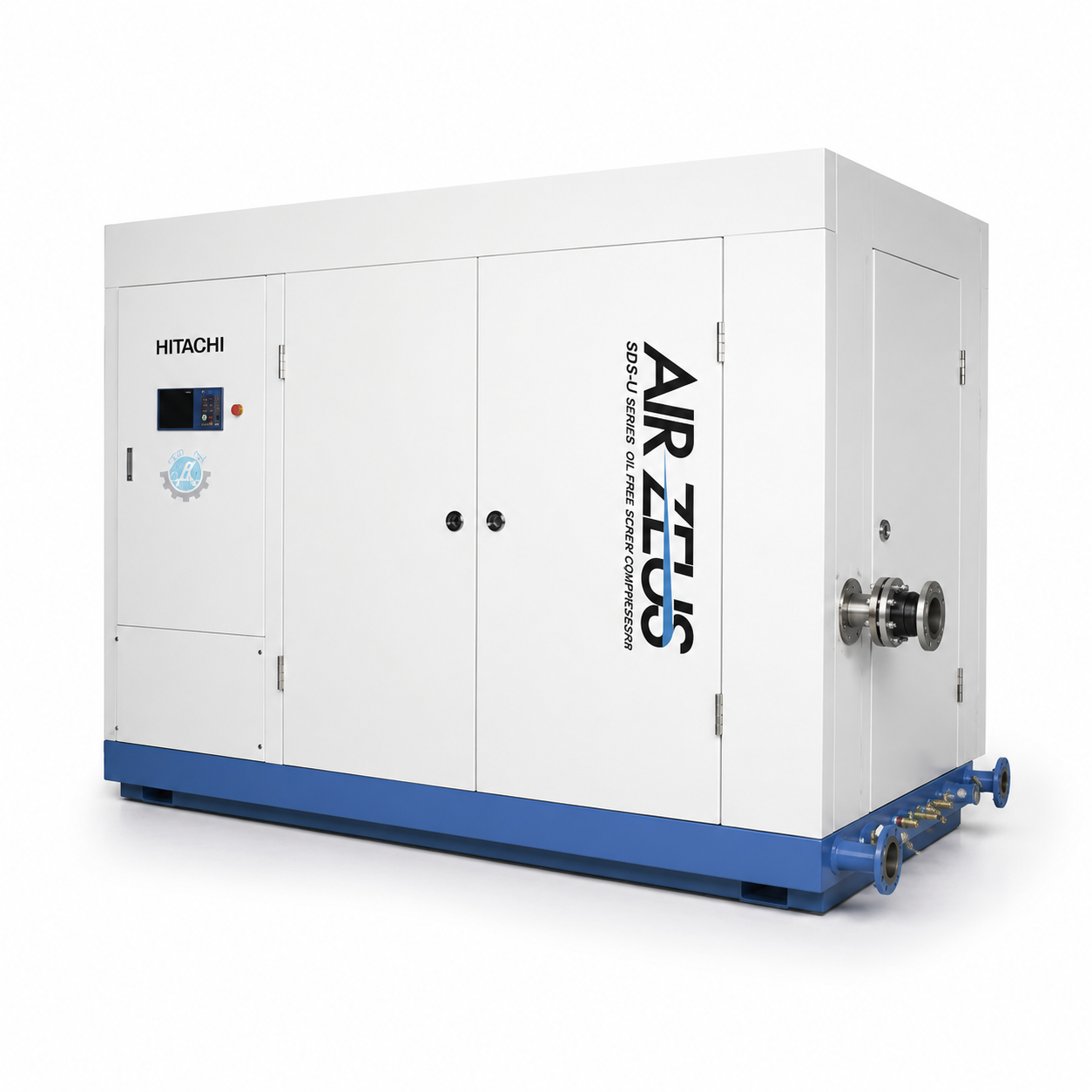 Máy nén khí không dầu Hitachi Air Zeus 105- 440kW SDS-U Series công suất lớn