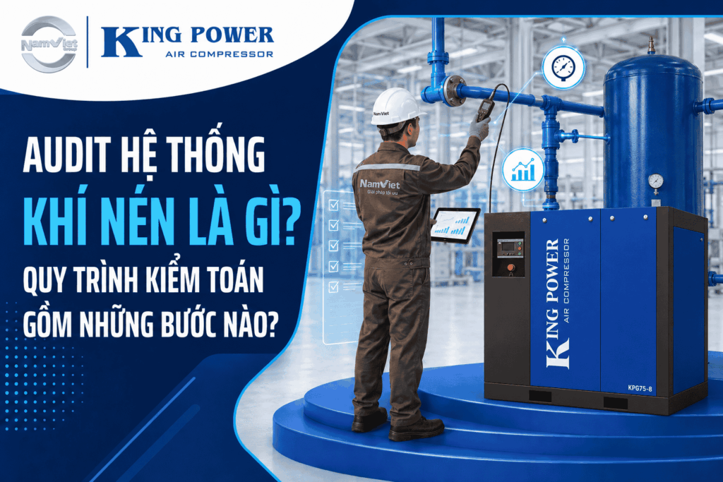 Audit hệ thống khí nén là gì? Quy trình kiểm toán gồm những bước nào?